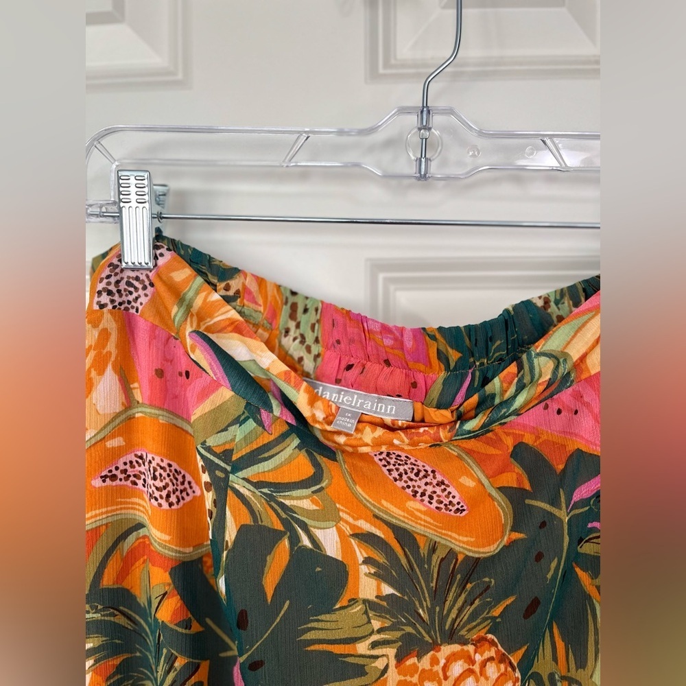 Daniel Rainn Lana Papaya Maxi Skirt NWOT - Picture 3 of 3